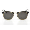 Женские солнцезащитные очки с поляризазией (polarized) 0152bg-W чёрные с чёрной линзой 