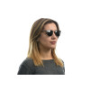 Женские солнцезащитные очки с поляризазией (polarized) 0152bg-W чёрные с чёрной линзой 