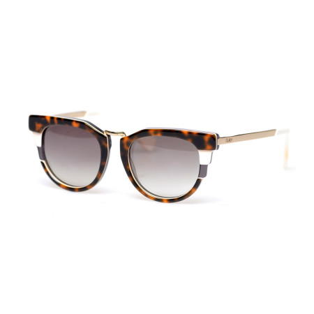 Fendi ff0063s-muycc коричневі з коричневою лінзою