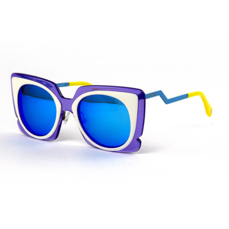 Fendi ff0117s-purple фіолетові з помаранчевою лінзою поляризаційні