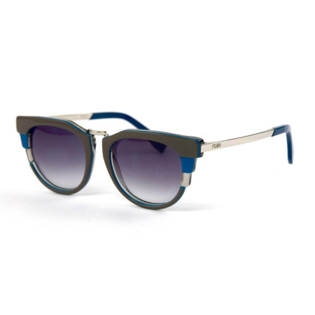 Fendi ff0063s-grey сірі з коричневою лінзою