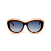 Fendi ff0029fs-leo оранжеві з блакитною лінзою поляризаційні