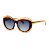 Fendi ff0029fs-leo оранжеві з блакитною лінзою поляризаційні