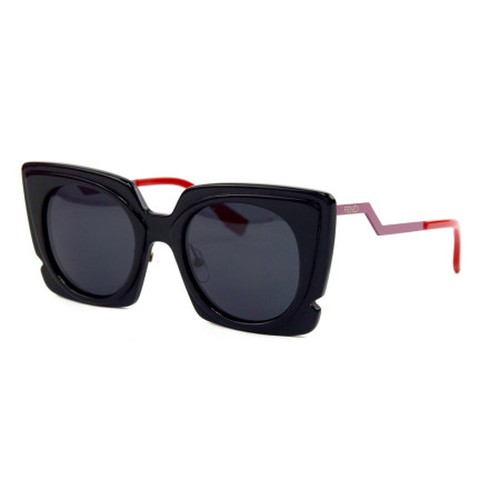 Fendi ff0117s-bl-red чорні з чорною лінзою поляризаційні