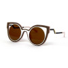 Fendi tf0137/s-nt2/cn сірі з коричневою лінзою