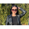 Gucci gg0280s чёрные с коричневой линзой 