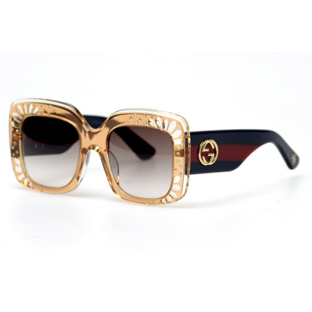 Gucci 3862-m07rs бежевые с коричневой линзой 