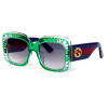 Gucci 3862-yl890 зелёные с чёрной линзой 