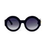 Gucci 0084s чёрные с чёрной линзой 