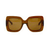 Gucci 0109brn коричневі з коричневою лінзою