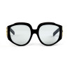 Gucci 0151s чорні з прозорою лінзою
