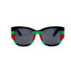 Gucci 0276s чёрные с чёрной линзой 