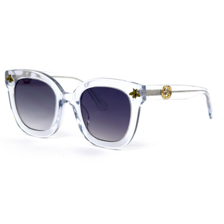Gucci 0116s прозорі із сірою лінзою
