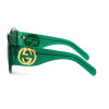 Gucci 0151s-green зелені із зеленою лінзою