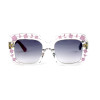 Gucci 3863s-rose розовые с голубой линзой 