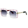 Gucci 3863s-rose розовые с голубой линзой 