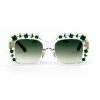 Gucci 3863s-green зелёные с зелёной линзой 