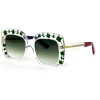 Gucci 3863s-green зелёные с зелёной линзой 