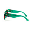 Gucci 3876-green-red прозрачные с зелёной линзой 