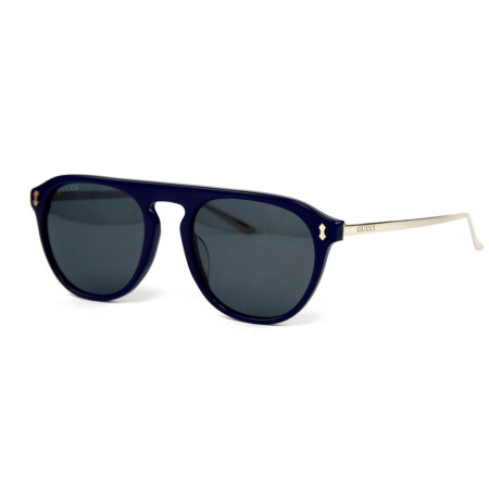 Gucci 0317/s синие с зелёной линзой 