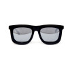 Karen Walker 1401547 чёрные с серебряной линзой 