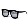 Karen Walker 1401547 чёрные с серебряной линзой 