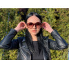 Swarovski 7104c02 коричневые с коричневой линзой 