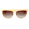 Tom Ford 0318-72l бежеві з коричневою лінзою