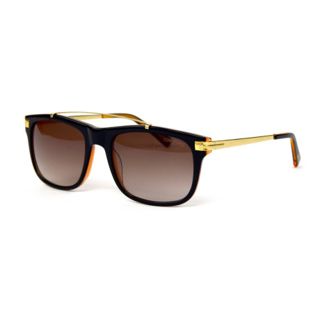 Tom Ford 495 чёрные с коричневой линзой 