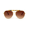Tommy Hilfiger 1454s-leo-W золотые с коричневой линзой 