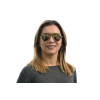 Мужские солнцезащитные очки с поляризацией (polarized) 1005m08 коричневые с оранжевой линзой 
