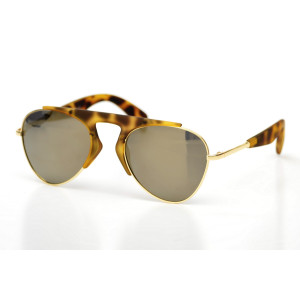 Чоловічі сонцезахисні окуляри з поляризацією (polarized) 1005m08 коричневі з оранжевою лінзою фото