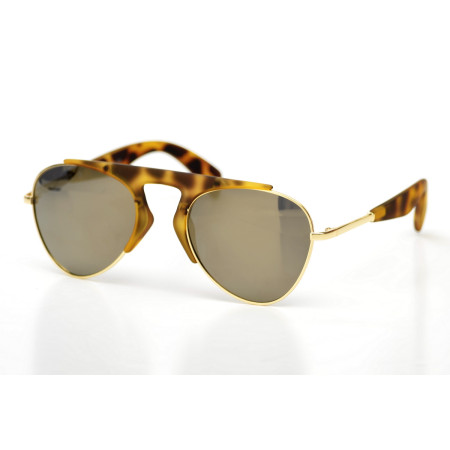 Мужские солнцезащитные очки с поляризацией (polarized) 1005m08 коричневые с оранжевой линзой 