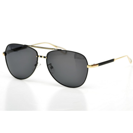Christian Dior 0158bg-M чёрные с чёрной линзой 