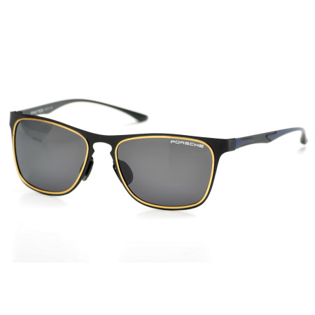 Porsche Design 8755bb чёрные с зелёной линзой 