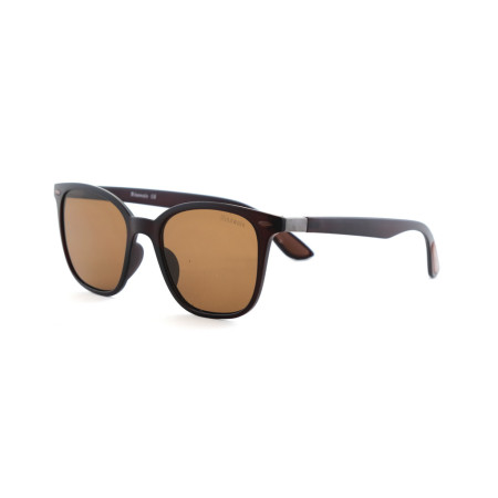 Чоловічі сонцезахисні окуляри 4297-brown-M коричневі з коричневою лінзою
