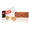 Ray Ban Оригінали 3513brown-g золоті з коричневою лінзою поляризаційні