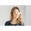 Ray Ban Оригінали 3025lime-g золоті з жовтою лінзою