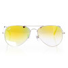Ray Ban Оригінали 3025lime-s срібні з жовтою лінзою