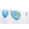 Ray Ban Оригінали 3026blue-gm золоті з синьою лінзою
