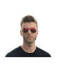 Ray Ban Оригінали 3026D-fg золоті з оранжевою лінзою