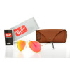 Ray Ban Оригінали 3026D-fg золоті з оранжевою лінзою