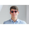 Ray Ban Круглые 4171y червоний с серой линзой 