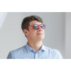 Ray Ban Круглые 4171y червоний с серой линзой 