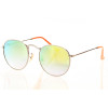 Ray Ban Круглые 3447lime-silver серебряные с зелёной линзой 