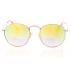 Ray Ban Круглые 3447lime-silver серебряные с зелёной линзой 
