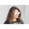 Ray Ban Круглые 3447lime-silver серебряные с зелёной линзой 