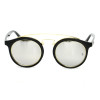 Ray Ban Круглые 4256z чёрные с ртутной линзой 