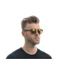Ray Ban Круглые 4256g чёрные с золотой линзой 