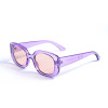 Женские солнцезащитные очки 4264134-1 фиолетовые с жёлтой линзой 